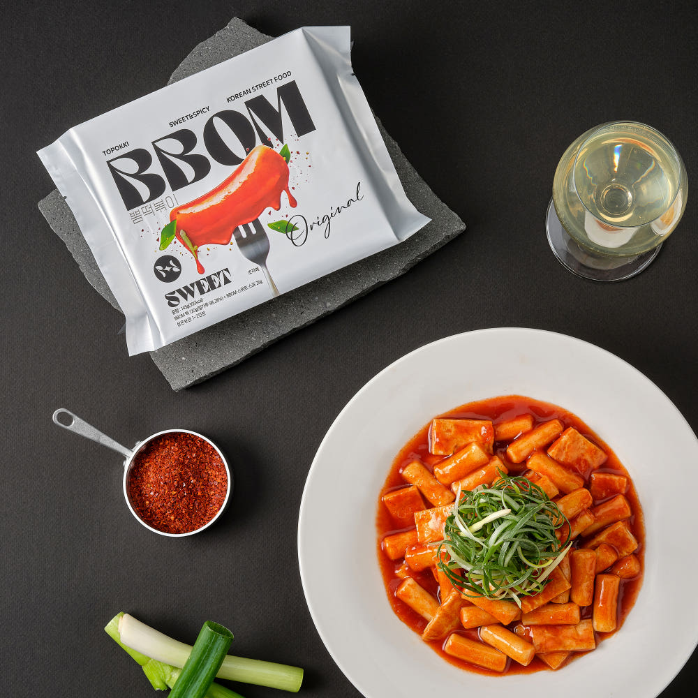 뽐떡볶이 파우치 밀키트 실온보관 오리지널 145g, 1개