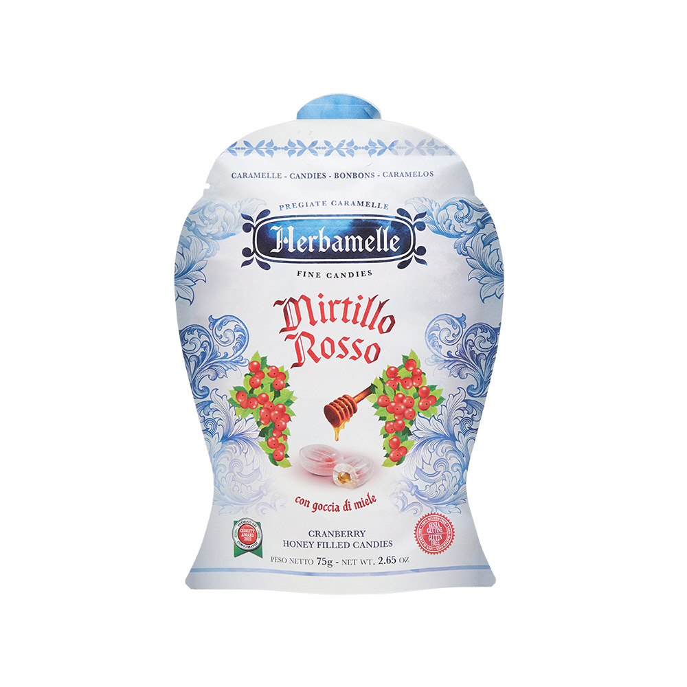 Herbamelle 에르바멜레 허니드롭 크랜베리 캔디 75g